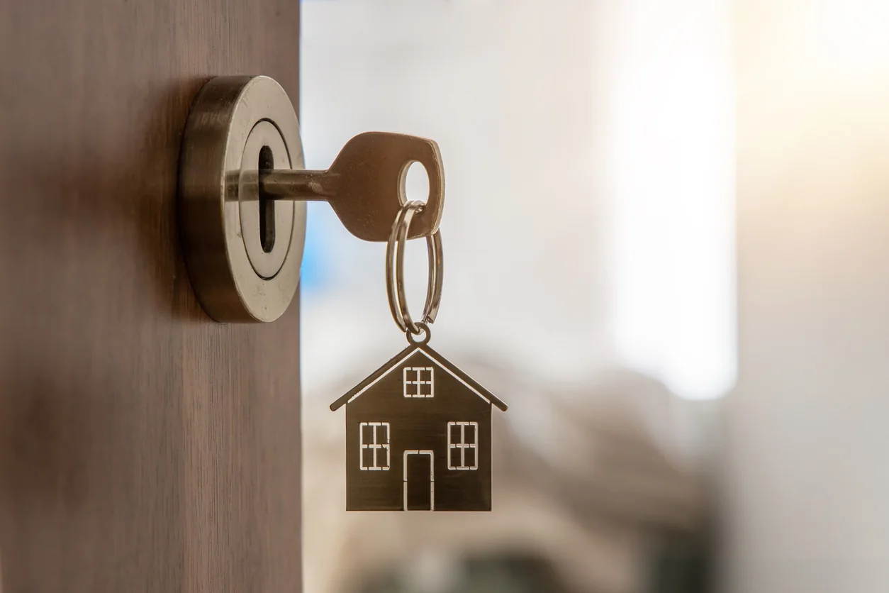 Couple beginning their next chapter in a new home